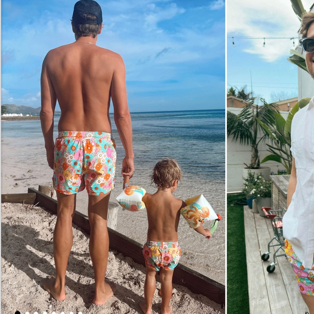 Show me your mumu - Man Mu Trunks ~ Flower Market LARGE - brand new!
